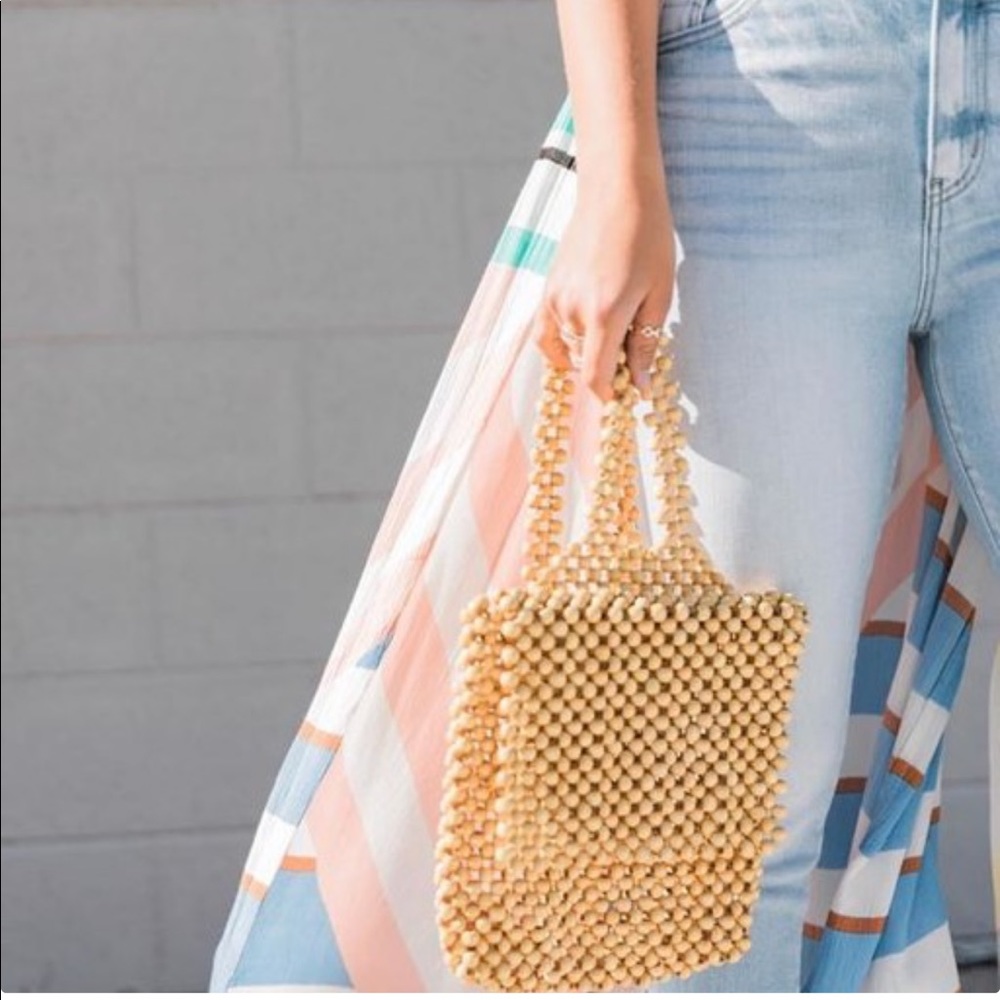 Wood Bead Backpack